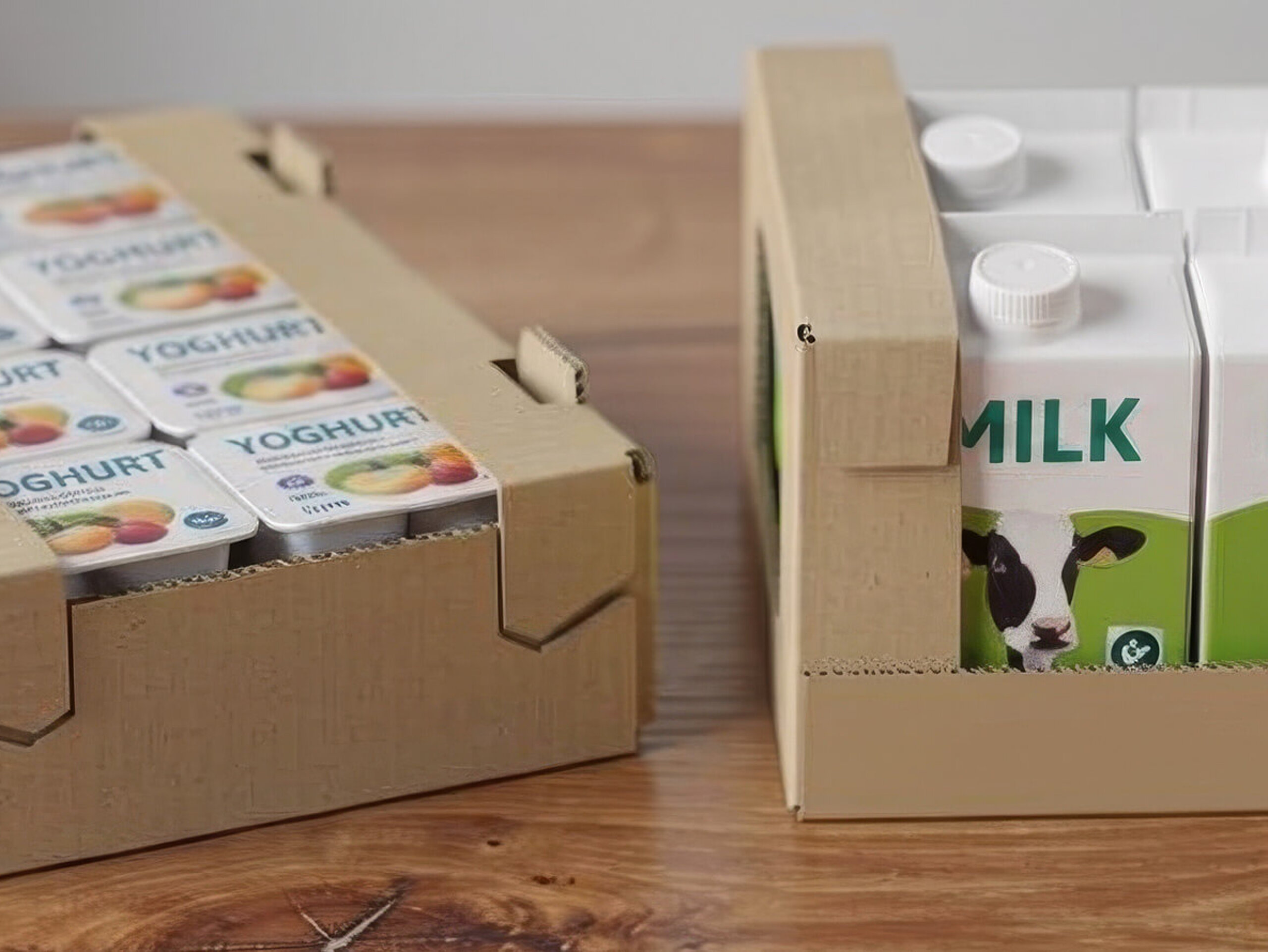 Packaging machines for dairy products